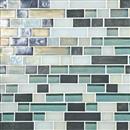 GlassTile Glass Horizons&trade; Atlantic Blend Random Linear Mosaic GH11 thumbnail #1