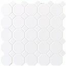 GlassTile Octagon & Dot&trade; Matte White With 01 White Matte Dot 6501 thumbnail #1