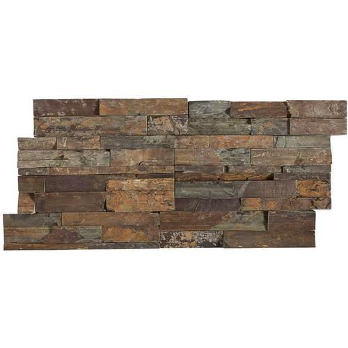 Stacked Stone by Dal Tile - Tibetan Slate (Stacked Stone Natural Cleft Ungauged)