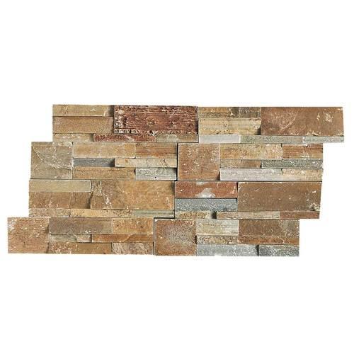 Stacked Stone Shanghai Rust Stacked Stone Natural Cleft Ungauged S349
