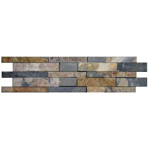 Stacked Stone by Dal Tile - Autumn Mist (Random Kayla High-Low Natural Cleft Ungauged)