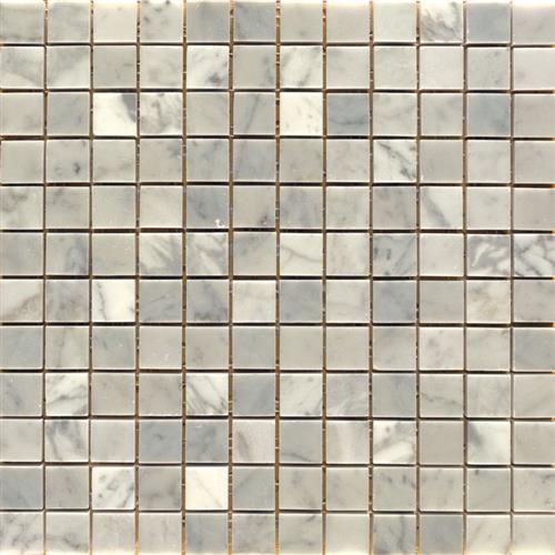 White Carrara - 1X1 Mosaic