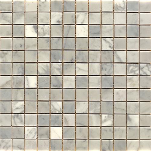 White Carrara - 1x1 Mosaic