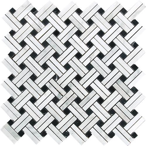 White Carrara - Lattice/Basketweave