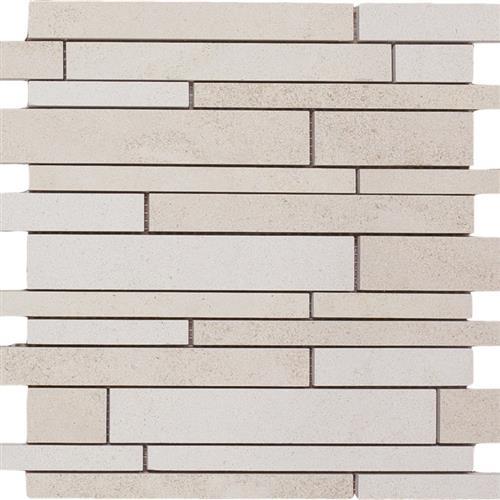 golden Beach 12x12 Suede Linear Mosaic
