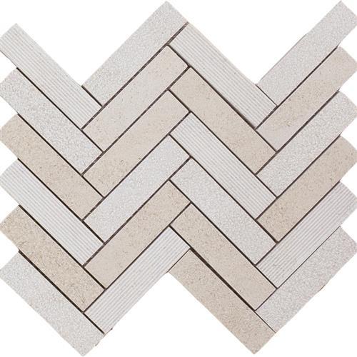 golden Beach 1x4 Hi/Lo Herringbone Mosaic