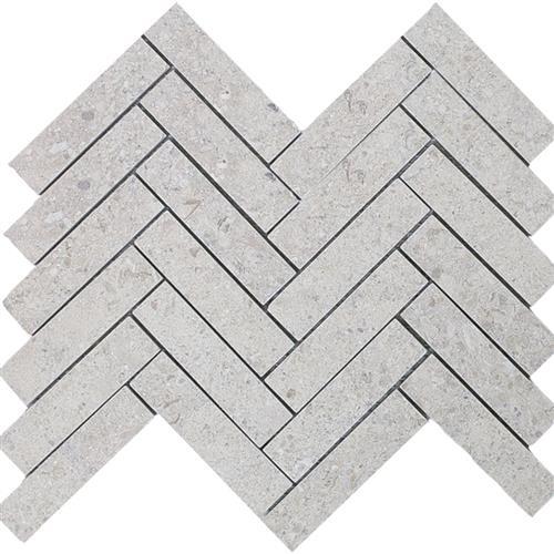 gascogne Blue 1x4 Suede Herringbone Mosaic