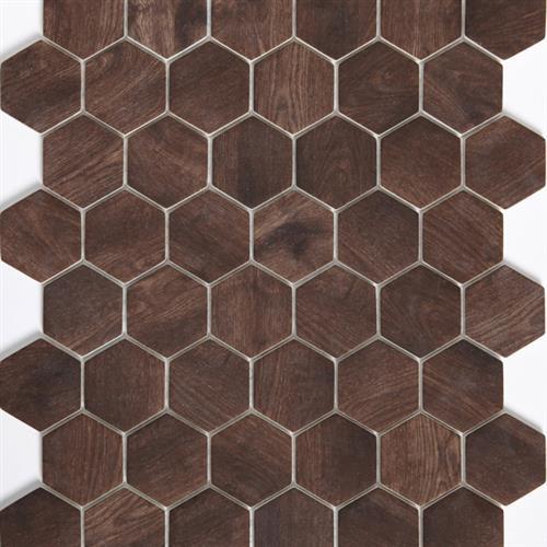 Brown 2" Hexagon