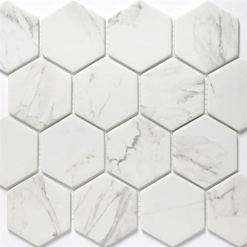 Echo by Emser Tile - Calacatta 3" Hexagon