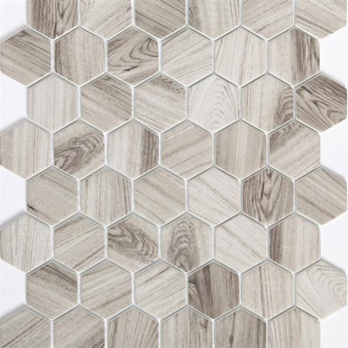 Gray 2" Hexagon