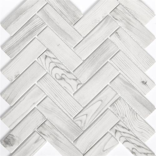 White Herringbone