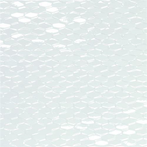 Artwork by Emser Tile - White Mini Hexagon 12"X35"