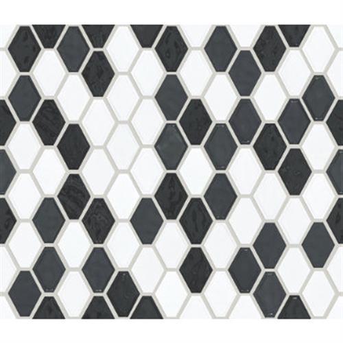 Geoscapes Diamond by Shaw Industries - Black/White