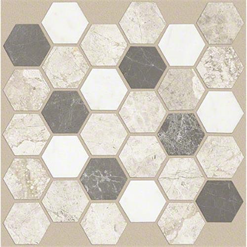 Boca Hexagon Mosaic by Shaw Industries - Seamist