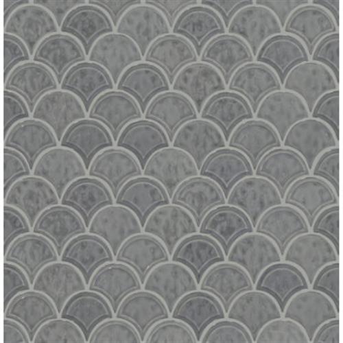 Geoscapes Fan in Dark Gray - Tile by Shaw Flooring