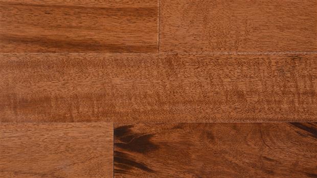 Smooth Flooring - Engineered Golden Tigerwood  3/8 X 3 1/4