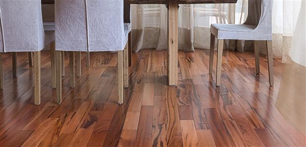 Smooth Flooring - Solid Tigerwood  3/4 X 3