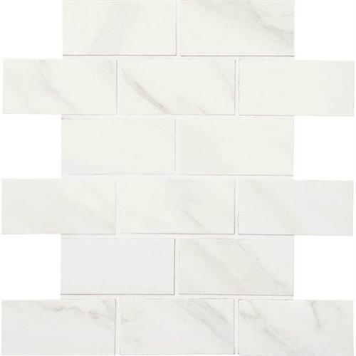 American Olean Mirasol   Bianco  Carrara  2 X 4 Mosaic 