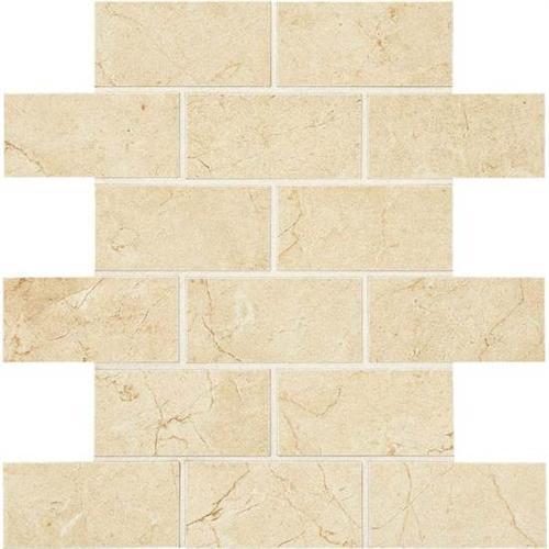 Crema Laila 2 X 4 Mosaic