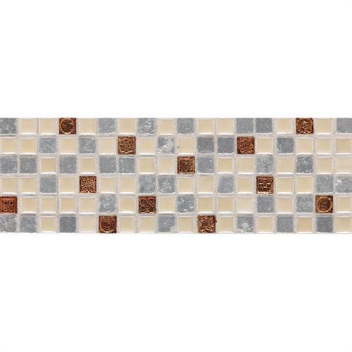 Designer Elegance⢠in Silicon 4 X 12 Elements Accent (5/8 X 5/8) - Tile by American Olean