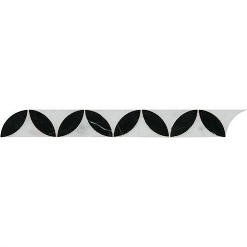 Designer Elegance⢠in Dark 1 1/2 X 12 Petals Accent - Tile by American Olean