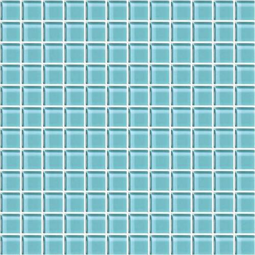 Color Appeal™ by American Olean - Fountain Blue 1X1 Mosaic
