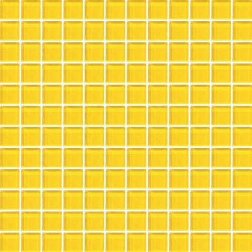 Color Appeal Vibrant Yellow 1X1 Mosaic C123