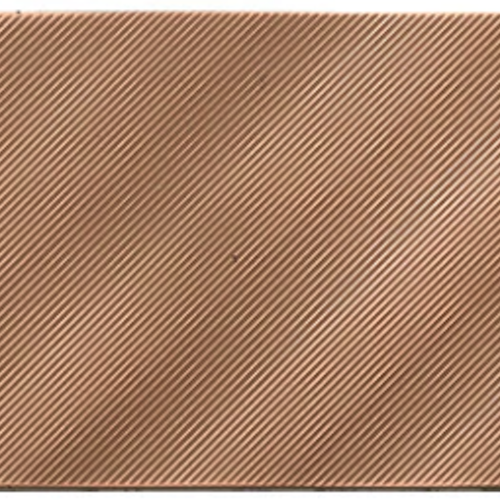 Refined Metals Bronze - Linear Wave Gloss - 2X8 Png