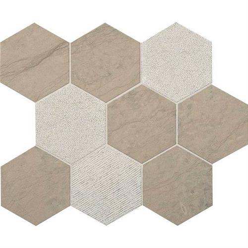 Ascend Gray Virtue Hexagon Mosaic L102