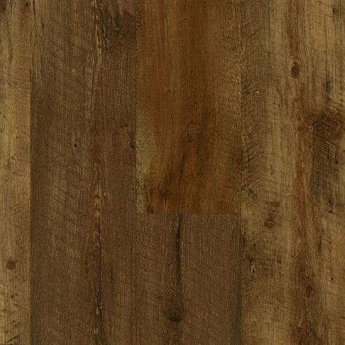 Luxe With Rigid Core in Farmhouse Plank Rugged Brown - Vinyl by Armstrong