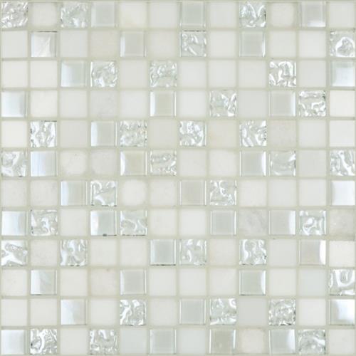 Happy Floors Cordoba White Mosaic Ceramic Porcelain Tile