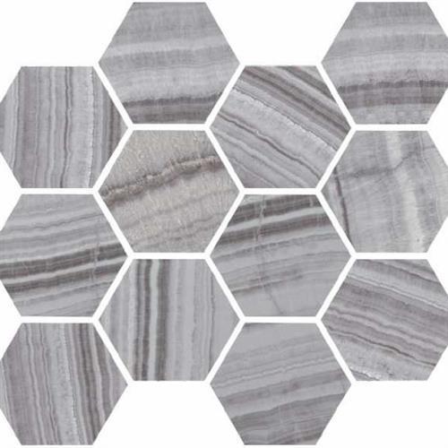 Silver Natural - Hexagon