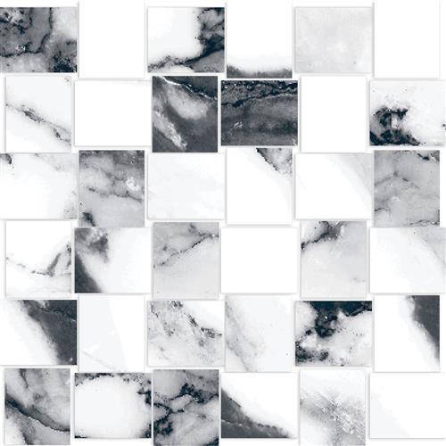 Blanco Polished - 12x12 Basketweave