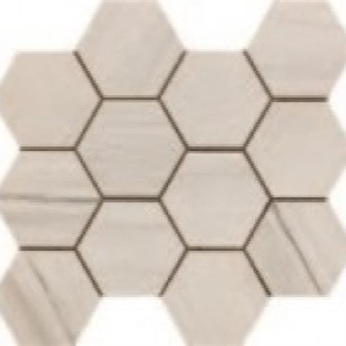Paint Stone White - Hexagon