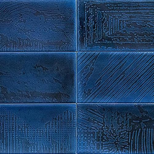 Hyde Park in Sapphire  Deco - Tile by Tesoro
