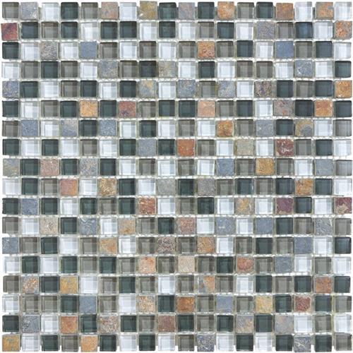 #18 Stone & Glass Mosaic