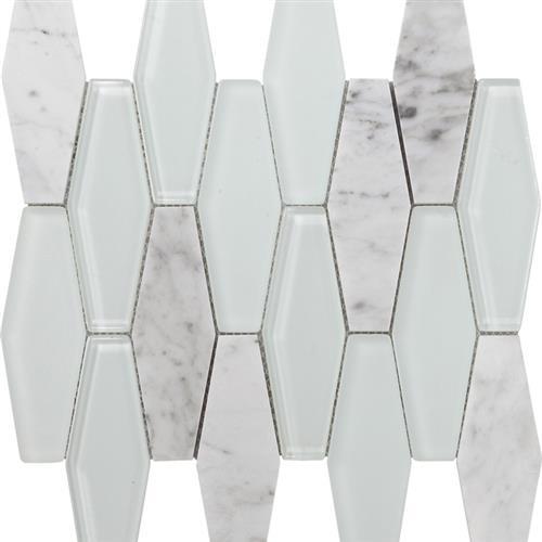 Metropolitan Stone  Glass Blend Carrara - Polished Diamond