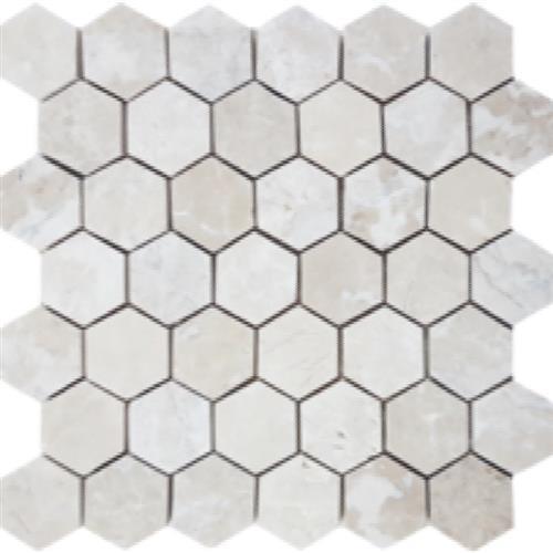 Brushed Hexagon 2" Mosaic