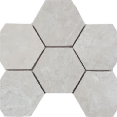 Brushed Hexagon 4" Mosaic