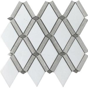 NaturalStone Metropolitan-BlendsCollection FOSMETRBDDTHLWG DiamondThassosWithLightWoodGrain