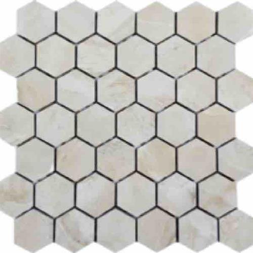 Cashmere Beige Brushed 2 Hexagon Mosaic