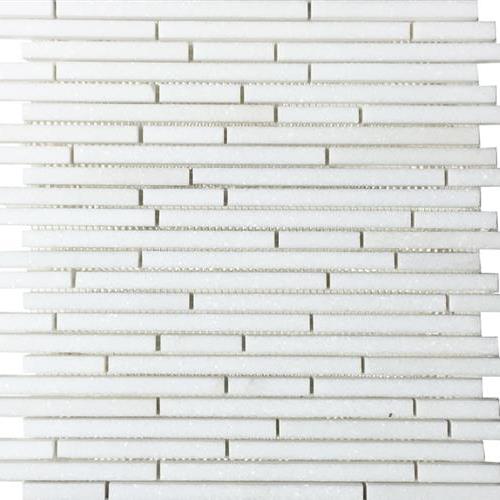 White Thassos Polished Pixie Strip