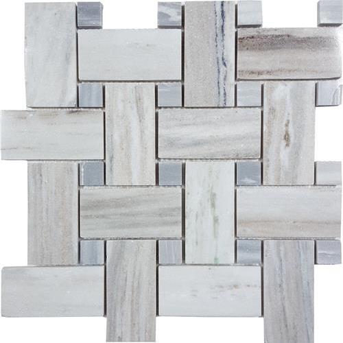 Skyline Polished Basketweave Mosaic