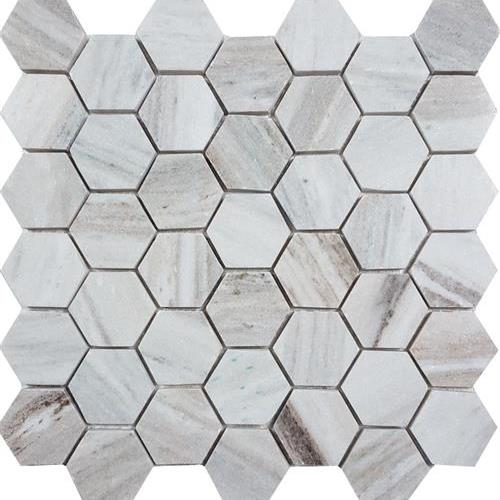 Skyline Polished 2 Hexagon Mosaic