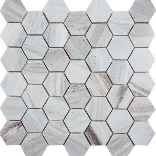 Polished 2" Hexagon Mosaic