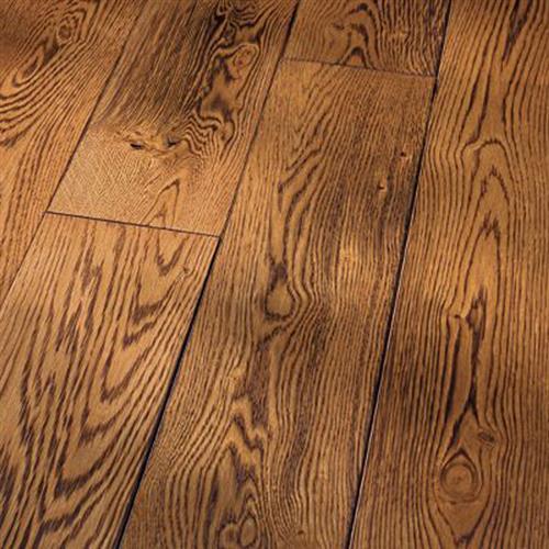 Smoked Specialties - Hand-Scraped Wire Brushed  Smoked - Solid Sandstone White Oak Smoked Cinnamon