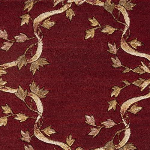 Ashton House Ribbon Trellis Pewter Burgundy