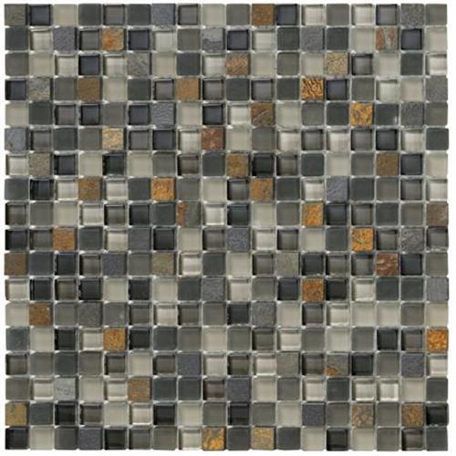 Crystal Stone II by Marazzi - Slate Mosaic Square - 12X12