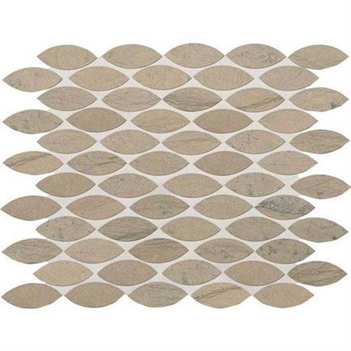 Haven Point Gray Virtue Leaf Mosaic - 1X2
