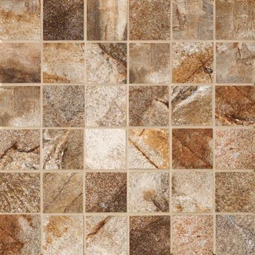 Marazzi Vesale Stone Rust Mosaic 2x2 Square Ceramic Porcelain